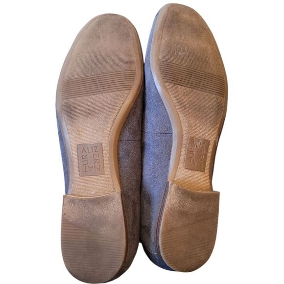 Naturalizer Women's Blue Grey Kate Faux Suede Loafers Size US 7 - Picture 3 of 5